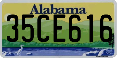 AL license plate 35CE616