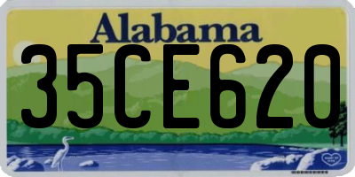 AL license plate 35CE620