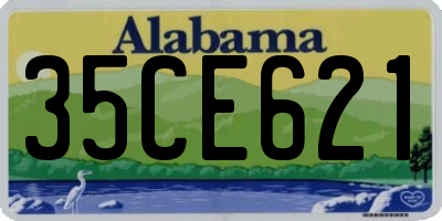 AL license plate 35CE621