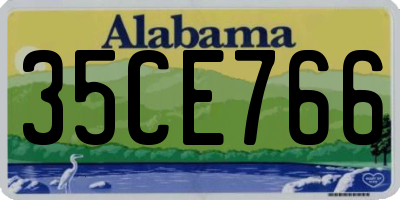 AL license plate 35CE766