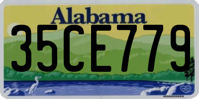 AL license plate 35CE779