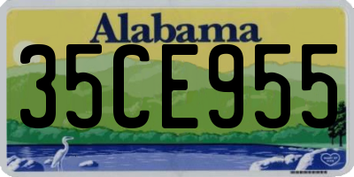 AL license plate 35CE955