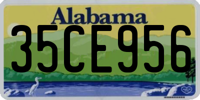 AL license plate 35CE956