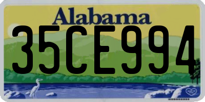 AL license plate 35CE994