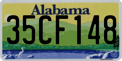 AL license plate 35CF148