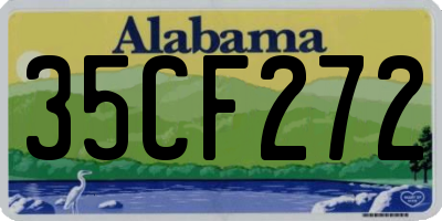 AL license plate 35CF272