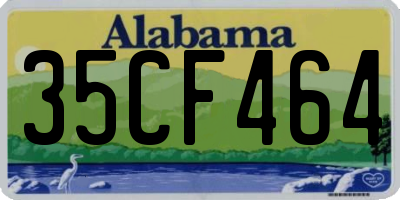 AL license plate 35CF464