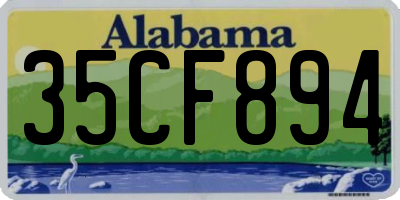 AL license plate 35CF894