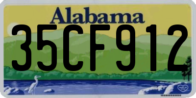 AL license plate 35CF912