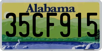 AL license plate 35CF915