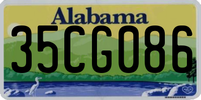 AL license plate 35CG086