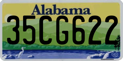 AL license plate 35CG622