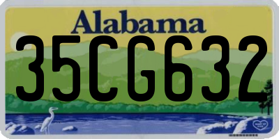 AL license plate 35CG632