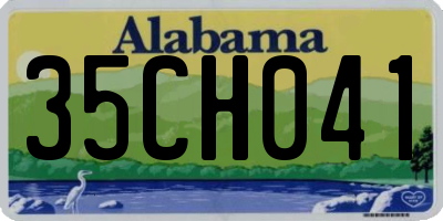 AL license plate 35CH041