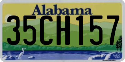 AL license plate 35CH157