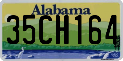 AL license plate 35CH164