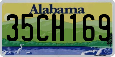 AL license plate 35CH169