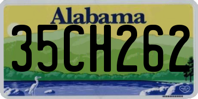 AL license plate 35CH262