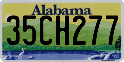 AL license plate 35CH277