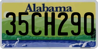 AL license plate 35CH290