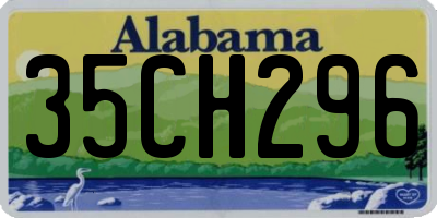 AL license plate 35CH296