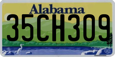 AL license plate 35CH309