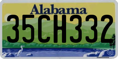 AL license plate 35CH332