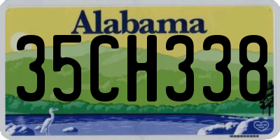 AL license plate 35CH338