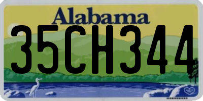 AL license plate 35CH344