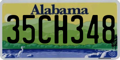 AL license plate 35CH348
