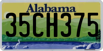 AL license plate 35CH375