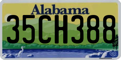 AL license plate 35CH388