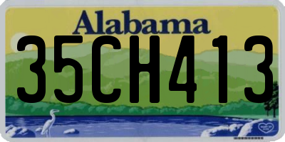 AL license plate 35CH413