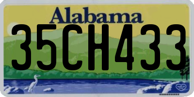 AL license plate 35CH433