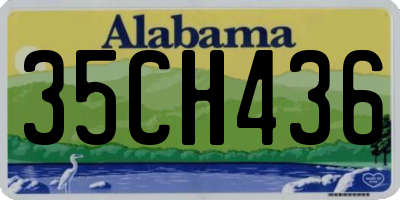 AL license plate 35CH436