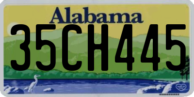 AL license plate 35CH445