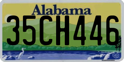 AL license plate 35CH446