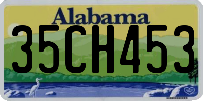 AL license plate 35CH453