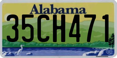 AL license plate 35CH471