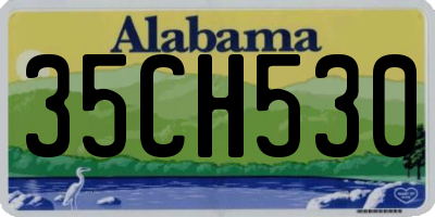 AL license plate 35CH530