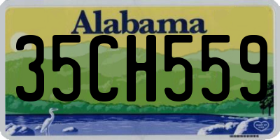 AL license plate 35CH559