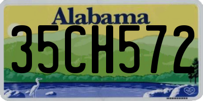 AL license plate 35CH572