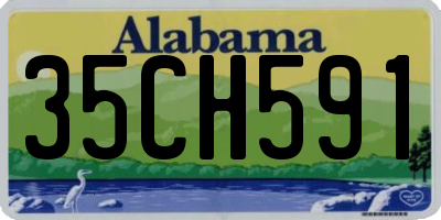 AL license plate 35CH591