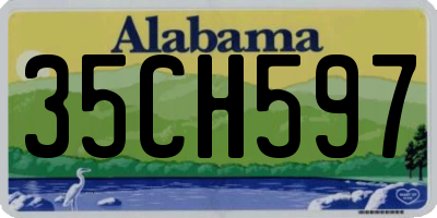 AL license plate 35CH597