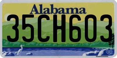 AL license plate 35CH603