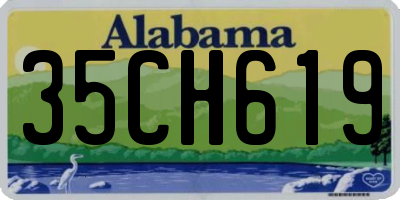 AL license plate 35CH619