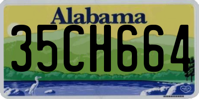 AL license plate 35CH664