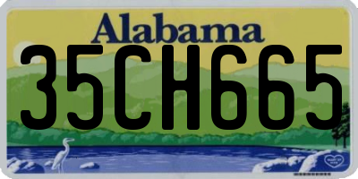 AL license plate 35CH665