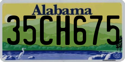 AL license plate 35CH675