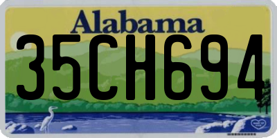 AL license plate 35CH694